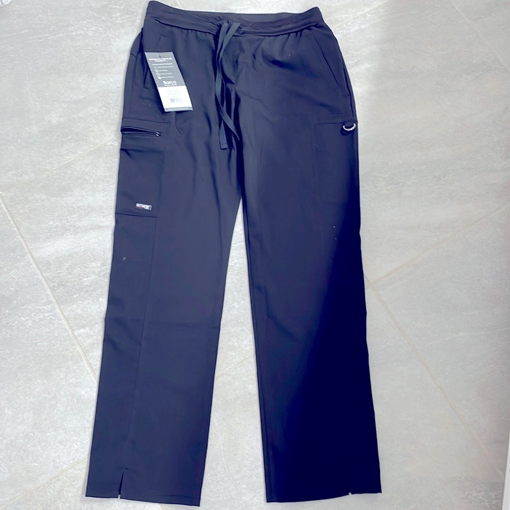 Grey’s Anatomy by Barco +spandex stretch black medium scrub pants M new